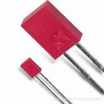 Rectangle LED Diode with Red Lens Type and Forward Voltage Ranging from 1.8 to 2.6V